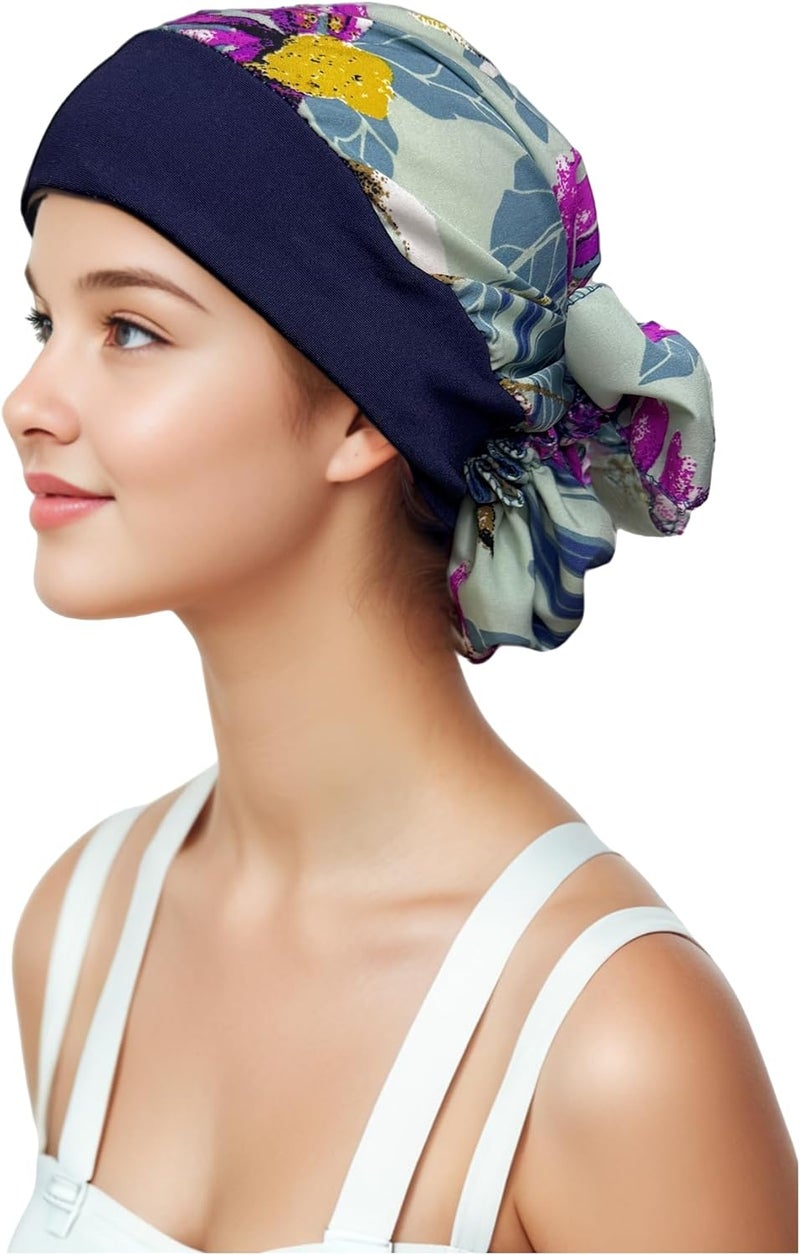 Belleshow Chemo Headwear Turbans for Women, Cancer Head Scarf, Headwear Coverings Caps, Head Wraps for Cancer Patients - Image 4
